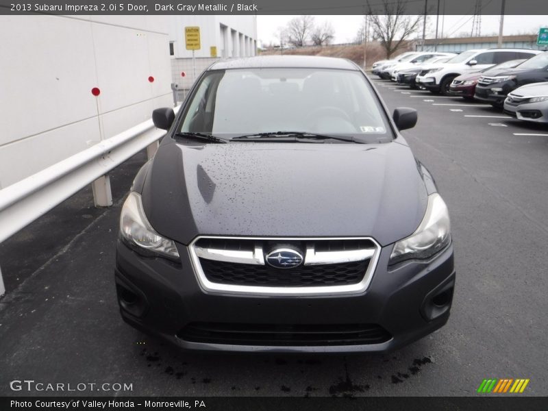 Dark Gray Metallic / Black 2013 Subaru Impreza 2.0i 5 Door