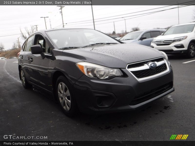 Dark Gray Metallic / Black 2013 Subaru Impreza 2.0i 5 Door