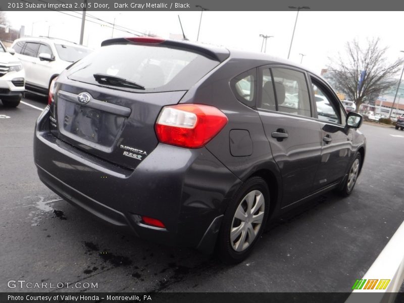 Dark Gray Metallic / Black 2013 Subaru Impreza 2.0i 5 Door