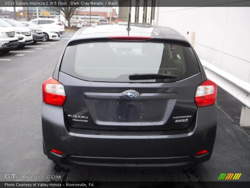 Dark Gray Metallic / Black 2013 Subaru Impreza 2.0i 5 Door