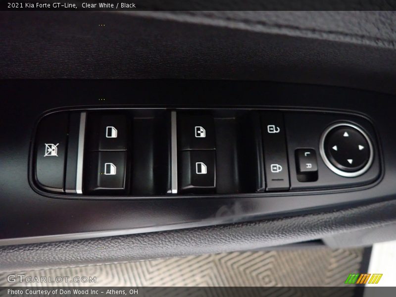 Clear White / Black 2021 Kia Forte GT-Line