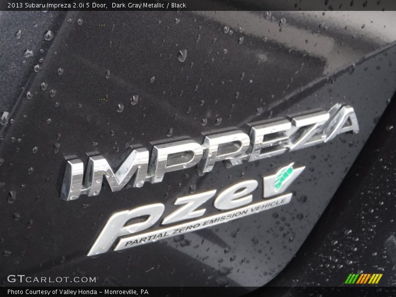 Dark Gray Metallic / Black 2013 Subaru Impreza 2.0i 5 Door