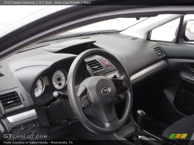 Dark Gray Metallic / Black 2013 Subaru Impreza 2.0i 5 Door