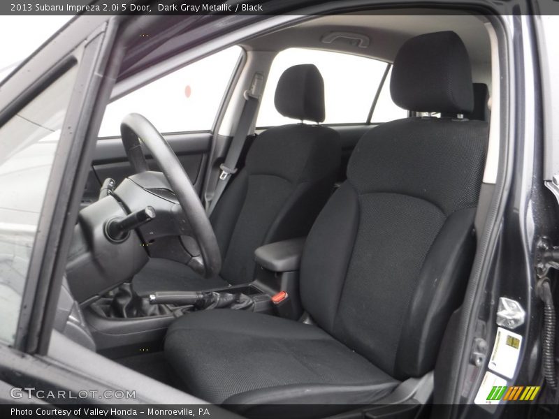 Dark Gray Metallic / Black 2013 Subaru Impreza 2.0i 5 Door