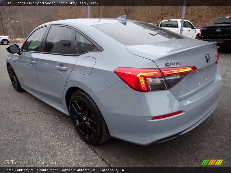 Sonic Gray Pearl / Black 2022 Honda Civic Sport Sedan