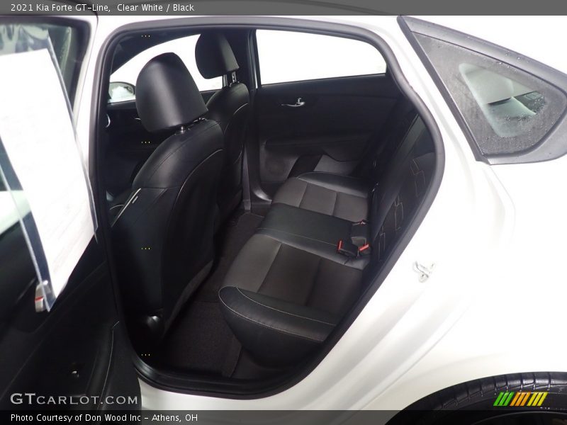 Clear White / Black 2021 Kia Forte GT-Line