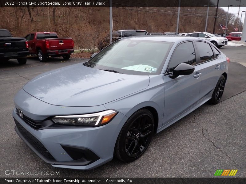 Sonic Gray Pearl / Black 2022 Honda Civic Sport Sedan
