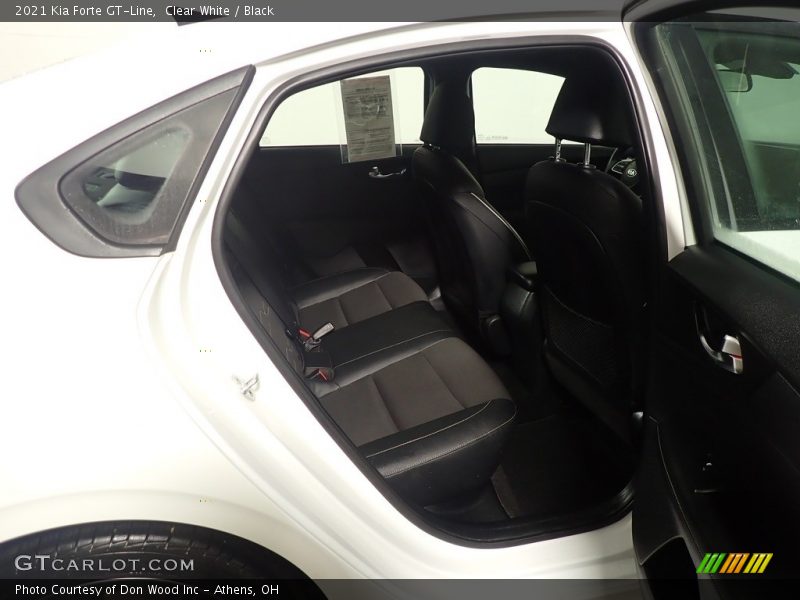 Clear White / Black 2021 Kia Forte GT-Line