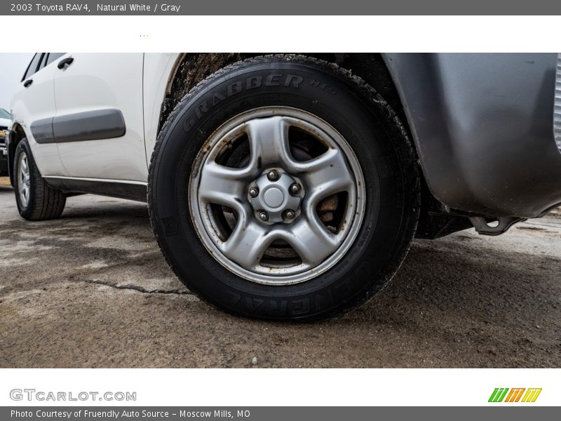 Natural White / Gray 2003 Toyota RAV4
