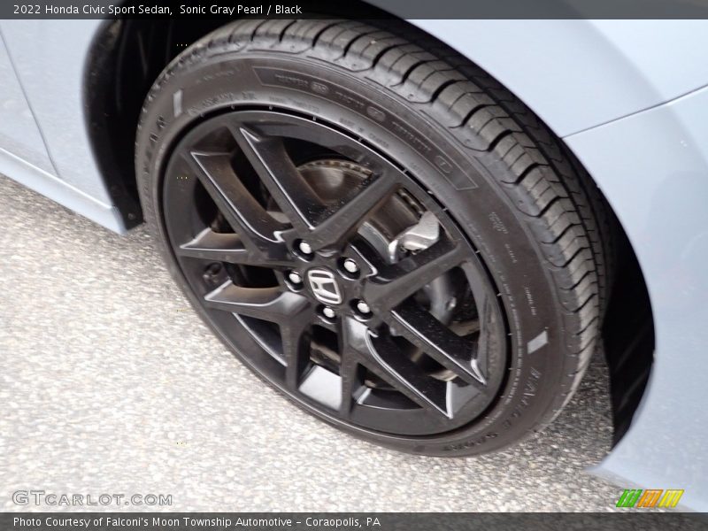 Sonic Gray Pearl / Black 2022 Honda Civic Sport Sedan