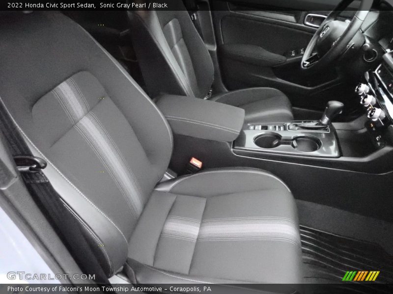 Sonic Gray Pearl / Black 2022 Honda Civic Sport Sedan