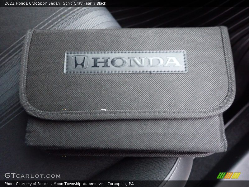 Sonic Gray Pearl / Black 2022 Honda Civic Sport Sedan