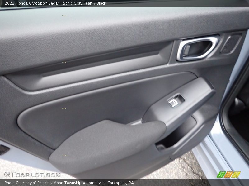 Sonic Gray Pearl / Black 2022 Honda Civic Sport Sedan