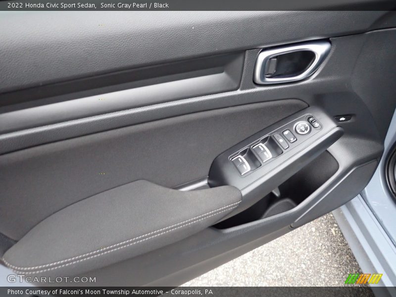 Sonic Gray Pearl / Black 2022 Honda Civic Sport Sedan
