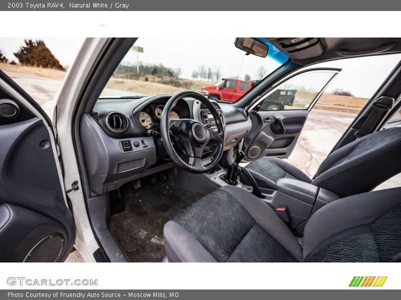 Natural White / Gray 2003 Toyota RAV4