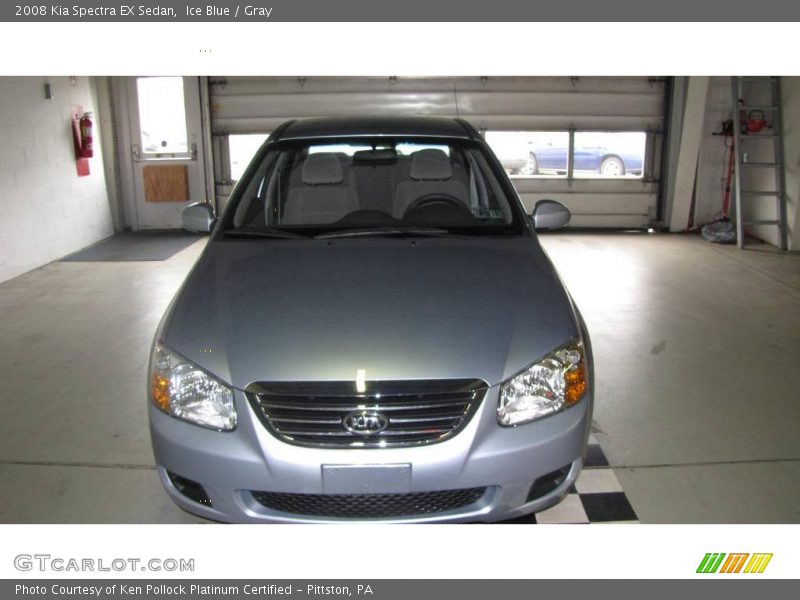 Ice Blue / Gray 2008 Kia Spectra EX Sedan