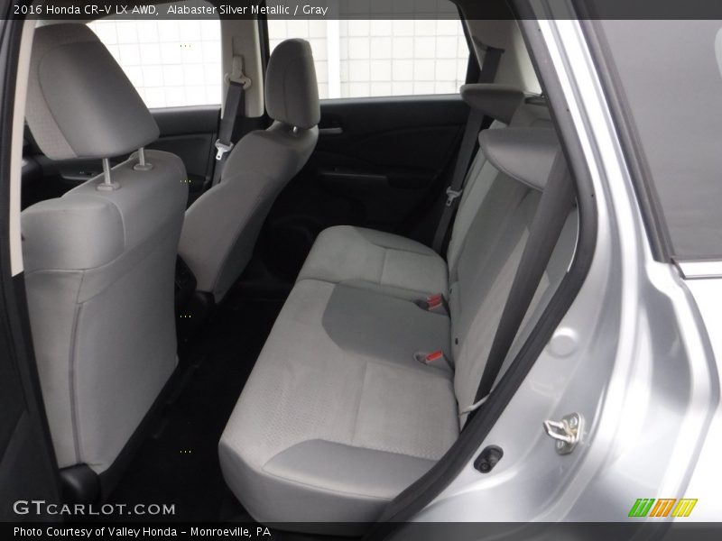Alabaster Silver Metallic / Gray 2016 Honda CR-V LX AWD