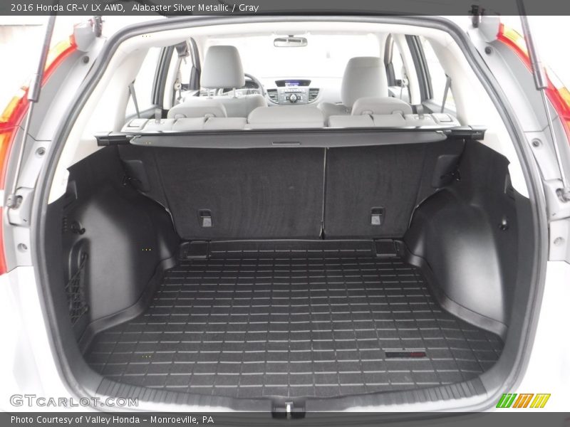 Alabaster Silver Metallic / Gray 2016 Honda CR-V LX AWD