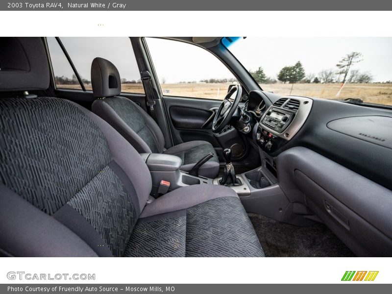 Natural White / Gray 2003 Toyota RAV4