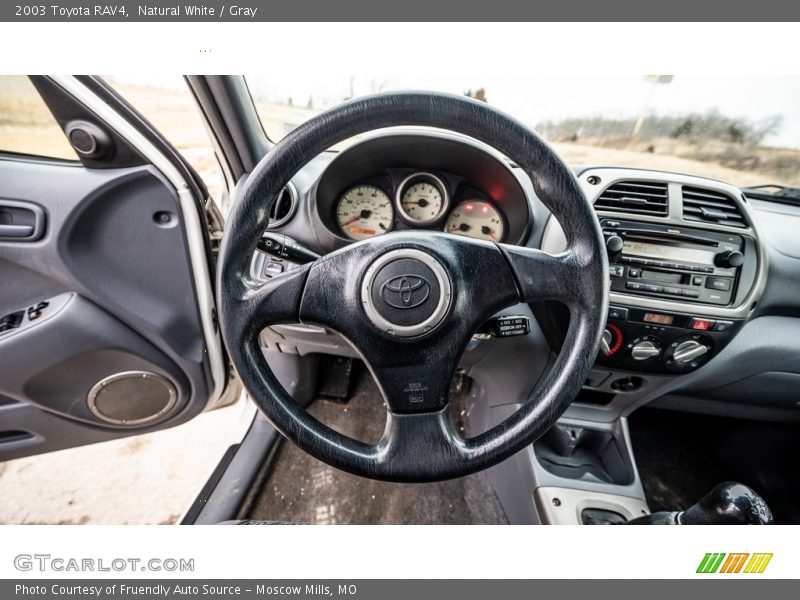 Natural White / Gray 2003 Toyota RAV4