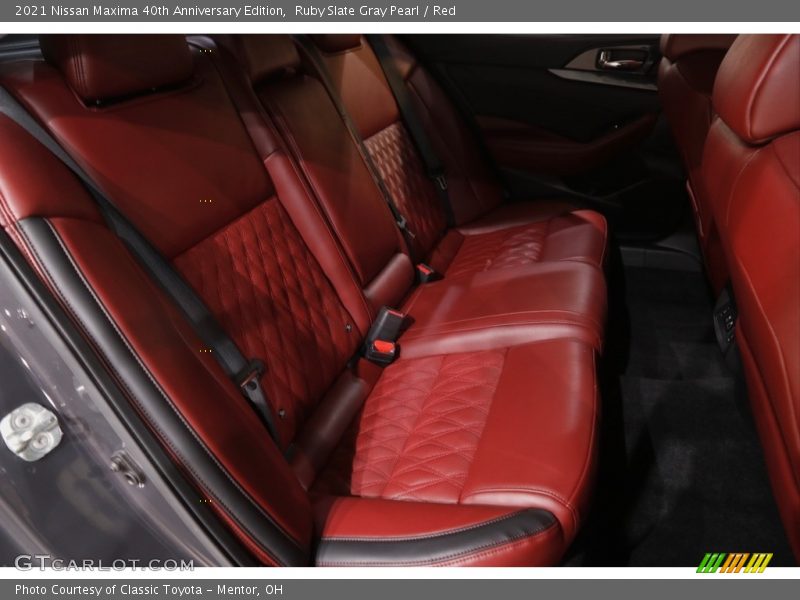 Rear Seat of 2021 Maxima 40th Anniversary Edition