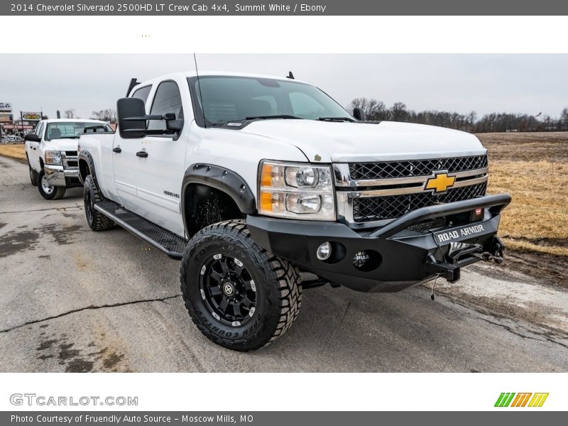 Summit White / Ebony 2014 Chevrolet Silverado 2500HD LT Crew Cab 4x4