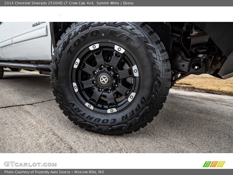 Summit White / Ebony 2014 Chevrolet Silverado 2500HD LT Crew Cab 4x4