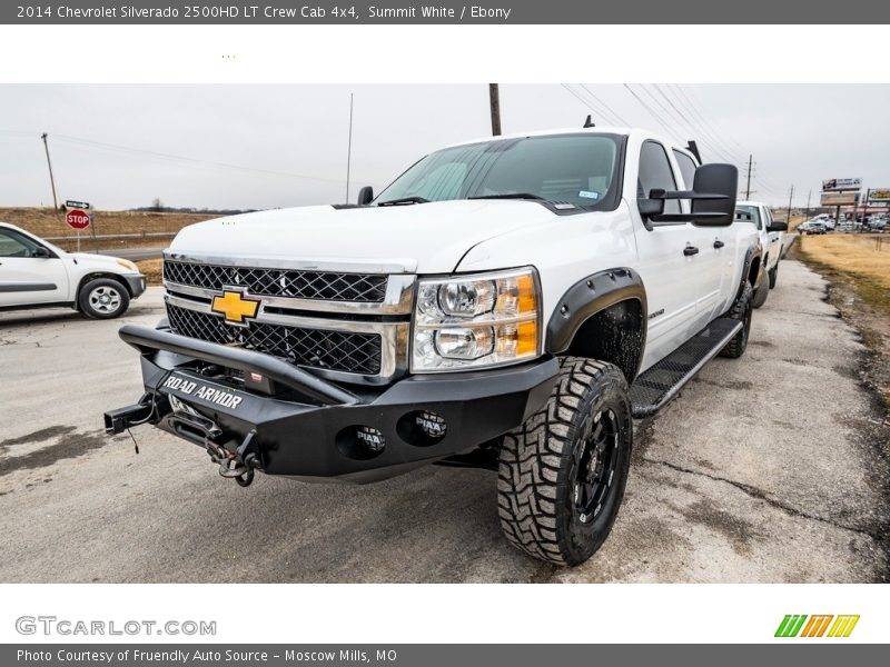 Summit White / Ebony 2014 Chevrolet Silverado 2500HD LT Crew Cab 4x4