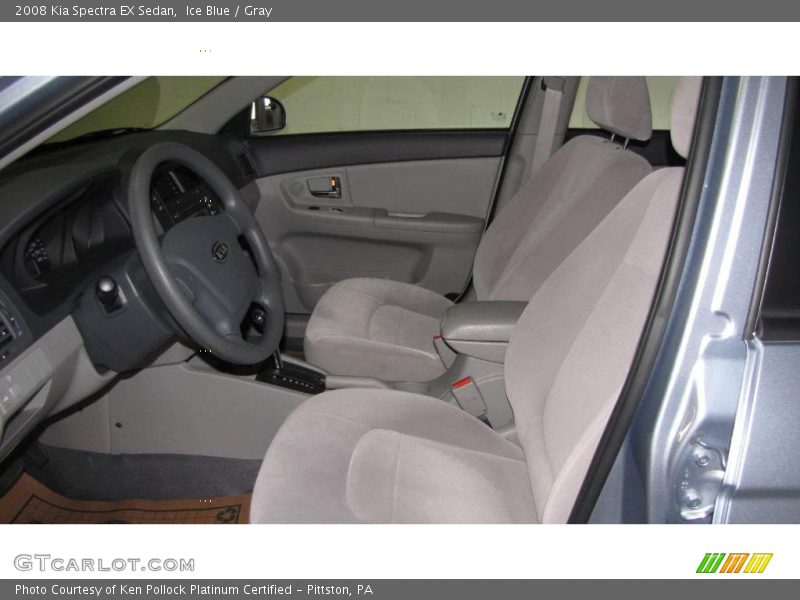 Ice Blue / Gray 2008 Kia Spectra EX Sedan