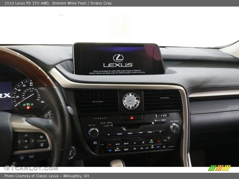 Eminent White Pearl / Stratus Gray 2019 Lexus RX 350 AWD