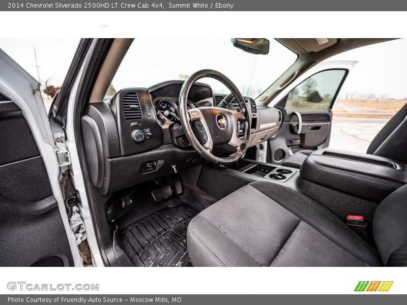 Summit White / Ebony 2014 Chevrolet Silverado 2500HD LT Crew Cab 4x4