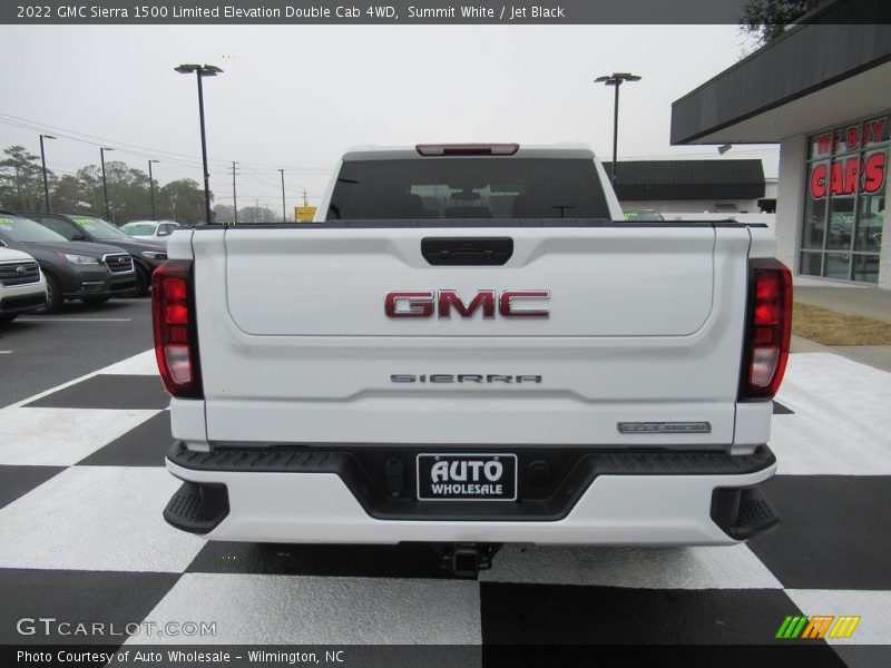 Summit White / Jet Black 2022 GMC Sierra 1500 Limited Elevation Double Cab 4WD