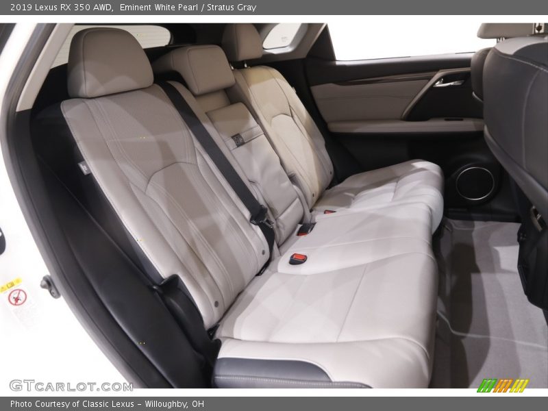 Eminent White Pearl / Stratus Gray 2019 Lexus RX 350 AWD
