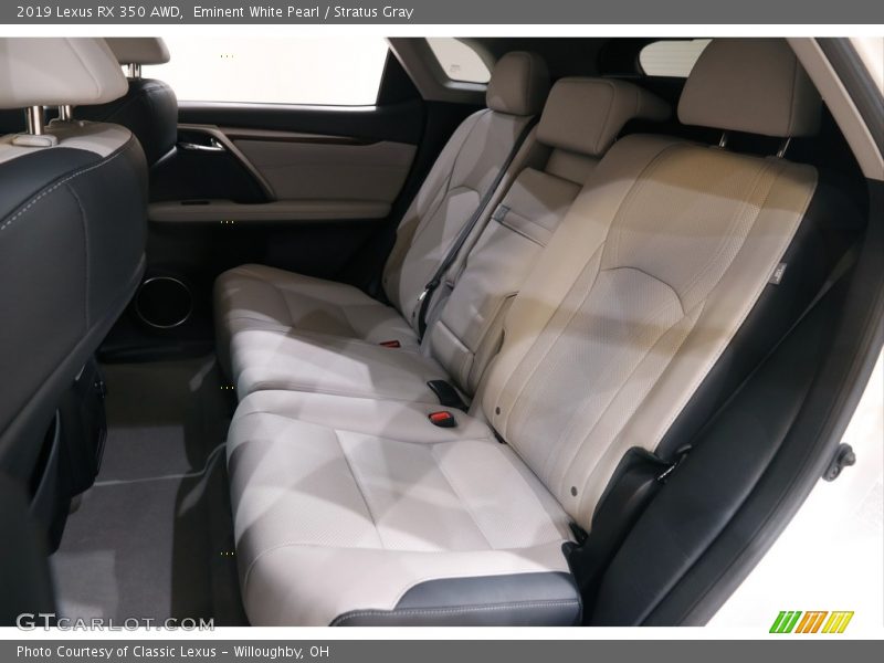 Eminent White Pearl / Stratus Gray 2019 Lexus RX 350 AWD