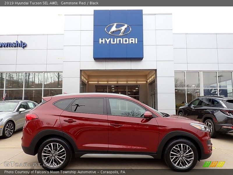 Gemstone Red / Black 2019 Hyundai Tucson SEL AWD