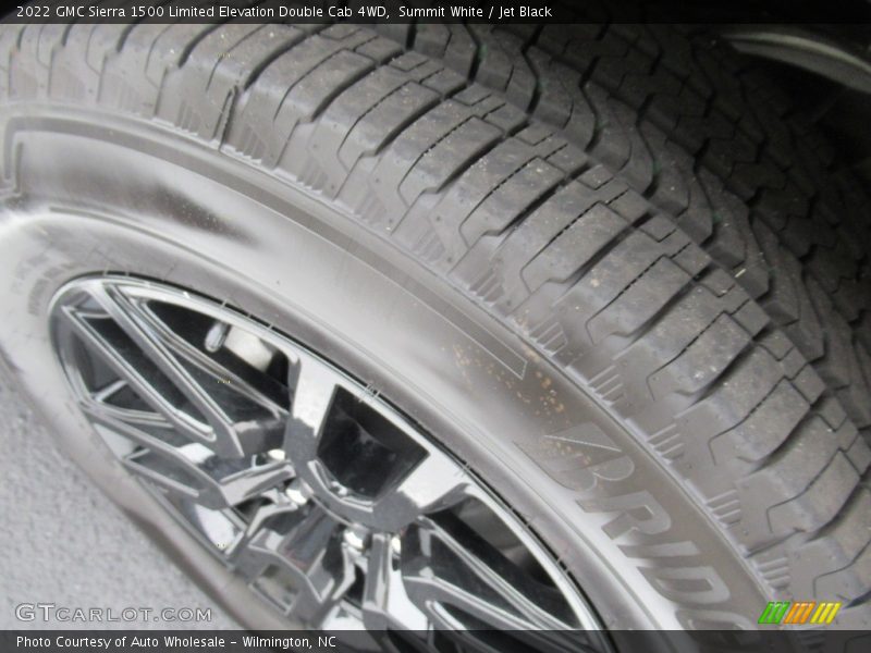 Summit White / Jet Black 2022 GMC Sierra 1500 Limited Elevation Double Cab 4WD