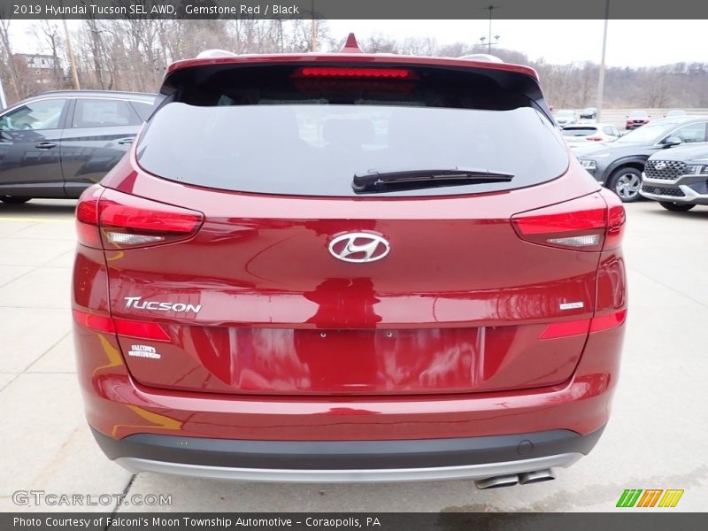 Gemstone Red / Black 2019 Hyundai Tucson SEL AWD