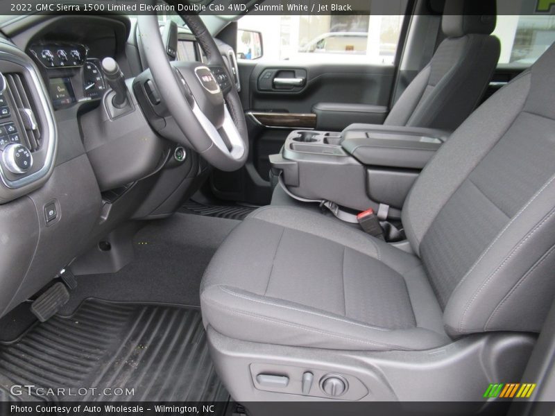 Summit White / Jet Black 2022 GMC Sierra 1500 Limited Elevation Double Cab 4WD