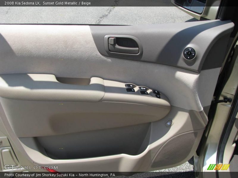Sunset Gold Metallic / Beige 2008 Kia Sedona LX