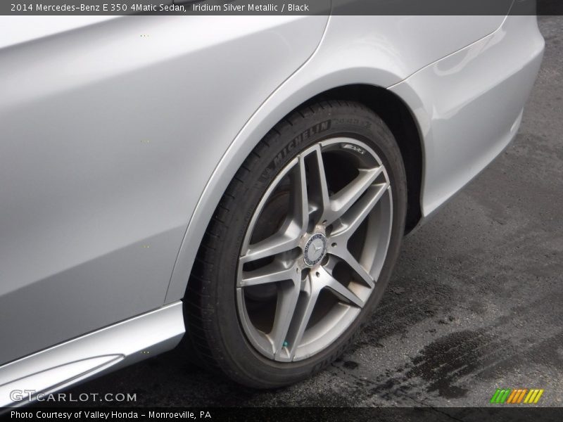 Iridium Silver Metallic / Black 2014 Mercedes-Benz E 350 4Matic Sedan