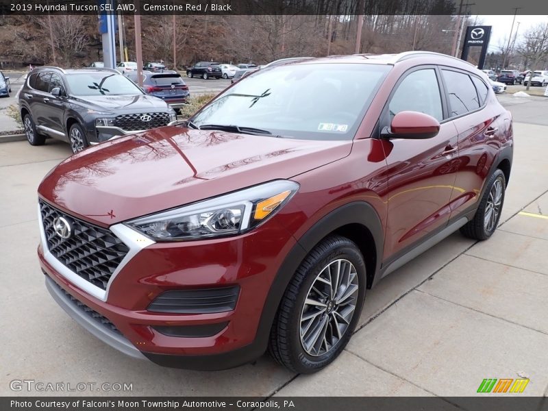 Gemstone Red / Black 2019 Hyundai Tucson SEL AWD