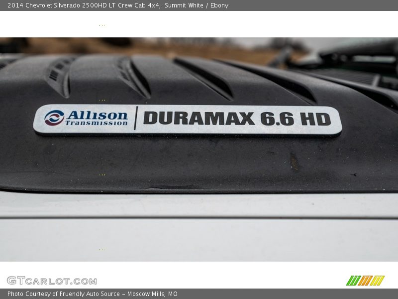 Summit White / Ebony 2014 Chevrolet Silverado 2500HD LT Crew Cab 4x4