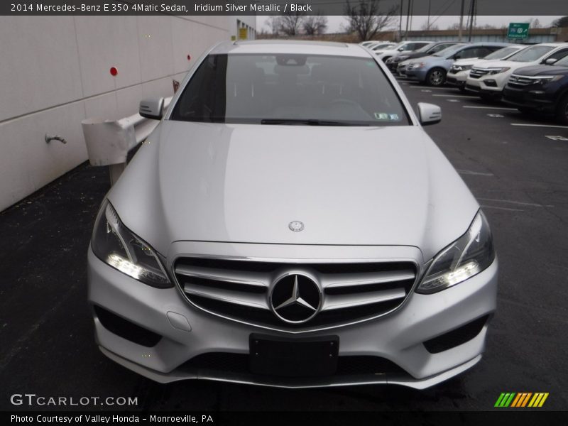 Iridium Silver Metallic / Black 2014 Mercedes-Benz E 350 4Matic Sedan