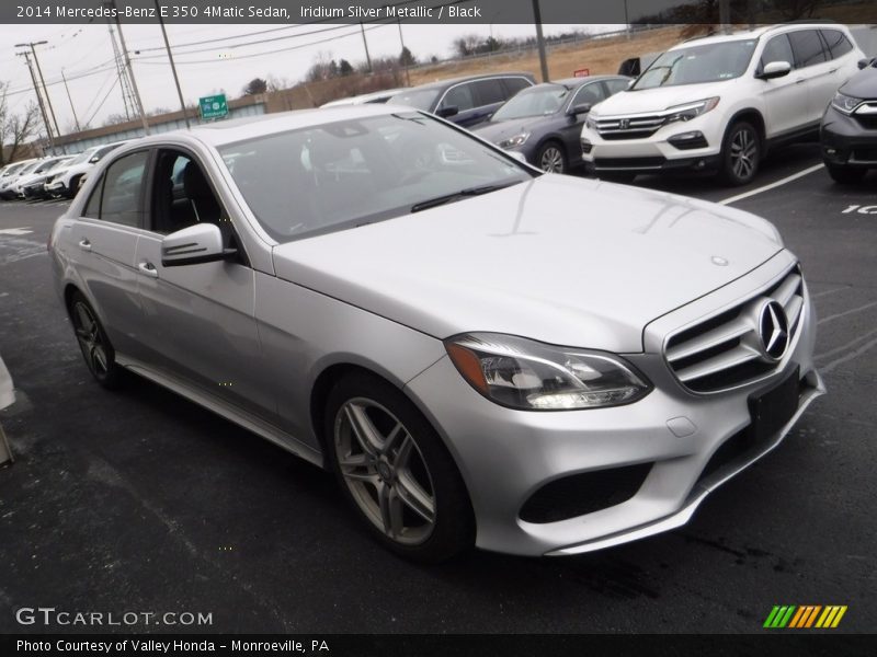 Iridium Silver Metallic / Black 2014 Mercedes-Benz E 350 4Matic Sedan
