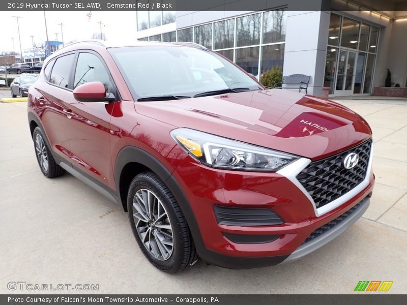 Gemstone Red / Black 2019 Hyundai Tucson SEL AWD