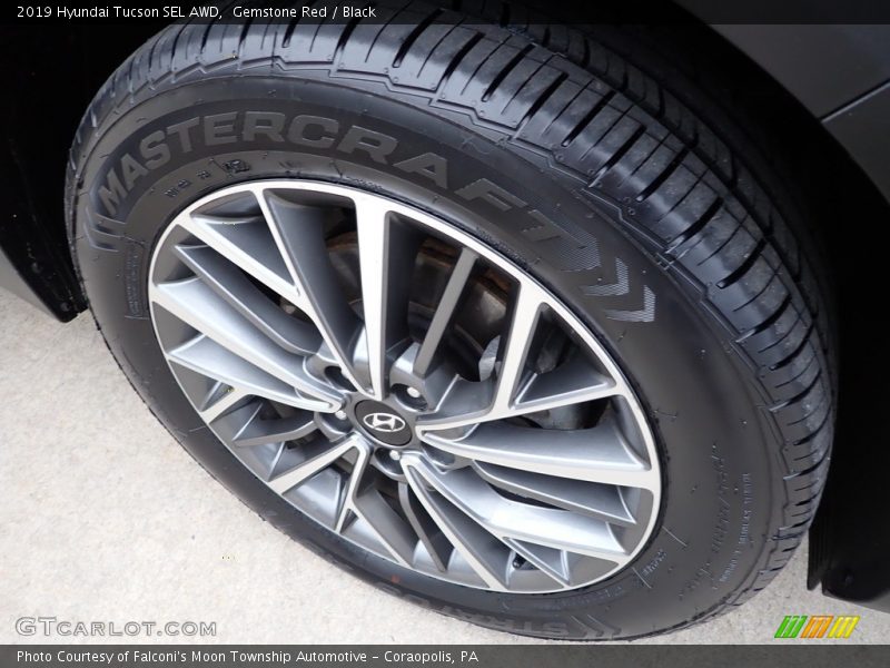 Gemstone Red / Black 2019 Hyundai Tucson SEL AWD