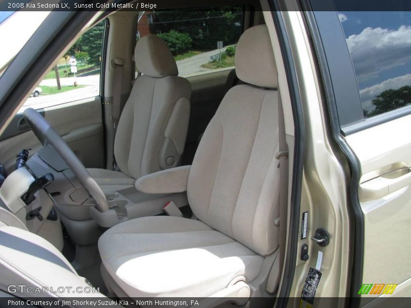 Sunset Gold Metallic / Beige 2008 Kia Sedona LX