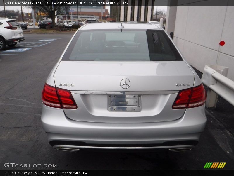 Iridium Silver Metallic / Black 2014 Mercedes-Benz E 350 4Matic Sedan