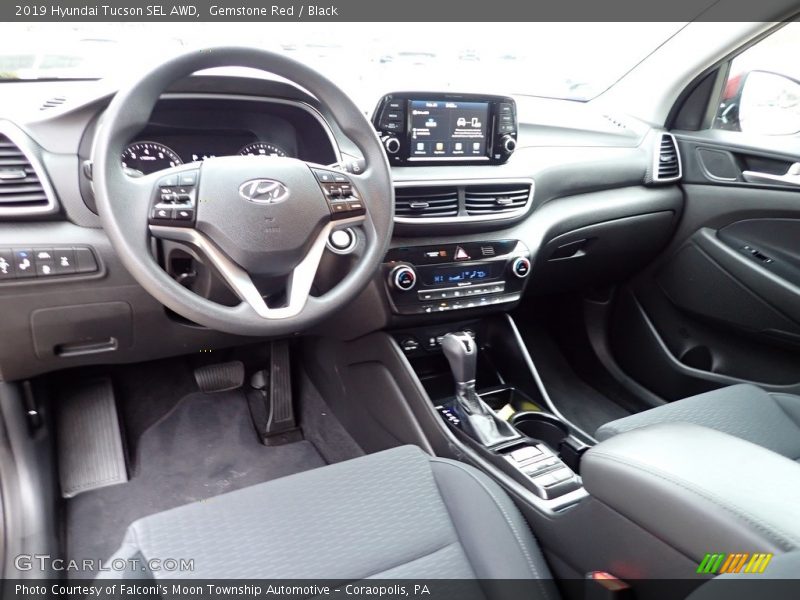 Gemstone Red / Black 2019 Hyundai Tucson SEL AWD