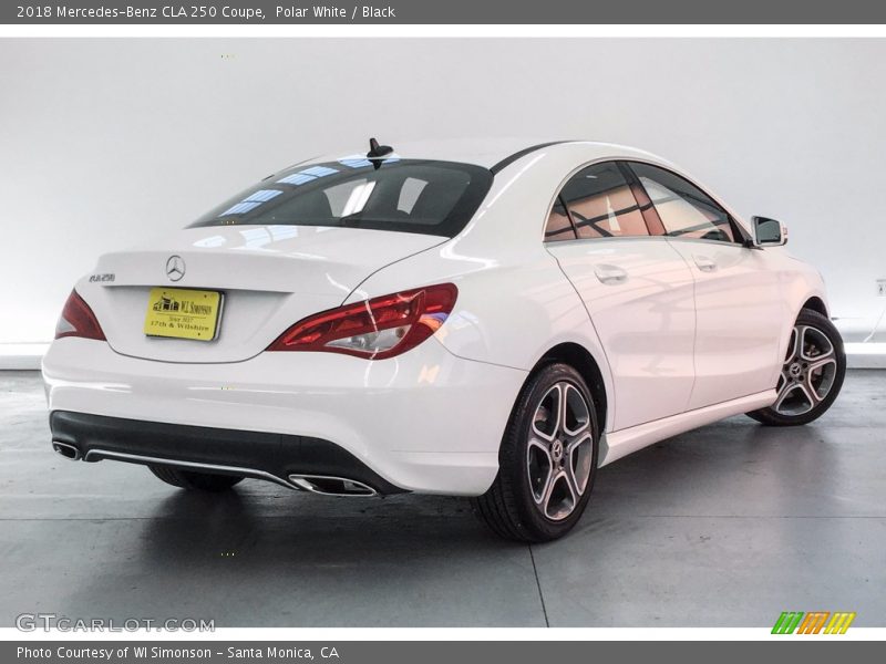 Polar White / Black 2018 Mercedes-Benz CLA 250 Coupe